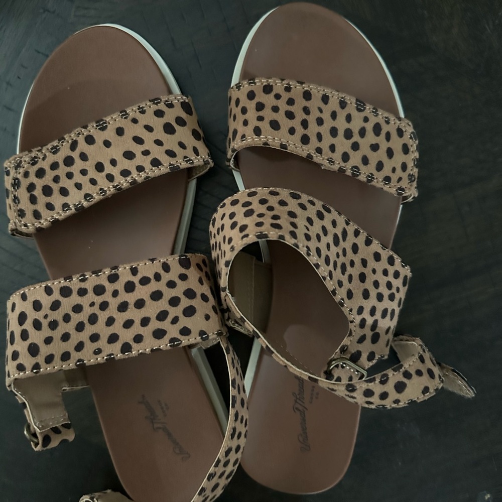 Leopard Print Sandals